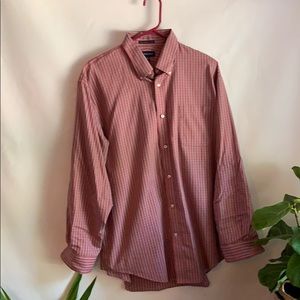 Button down shirt (red) - Lands End - L / XL